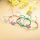 12pc Women Girl Unicorn Woven Friendship Bracelet Set For Party Favor Multicoloured Adjustable Bracelet 12pc Women Girl Unicorn Woven Friendship Bracelet Set For Party Favor Multicoloured Adjustable Bracelet